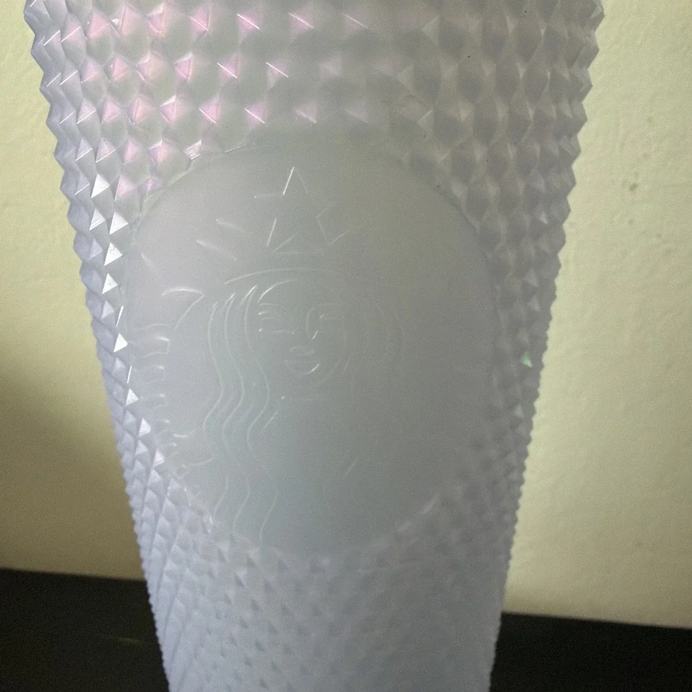 Starbucks 2021 Icy Lilac Studded 24oz Tumbler Christmas Holiday -‎ NO STRAW